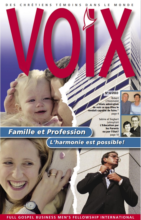 Front Page of French VOICE 4/2003
