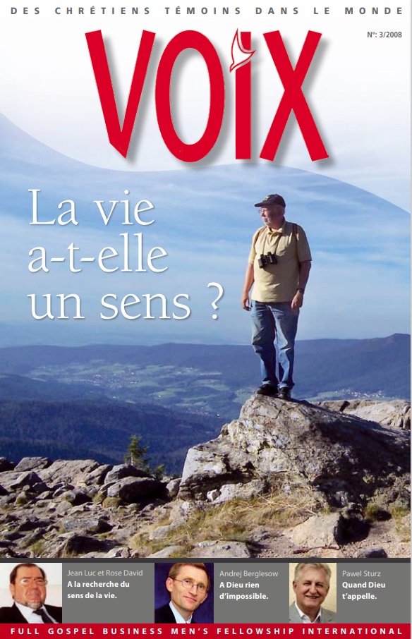 Front Page of French VOICE 3/2008
