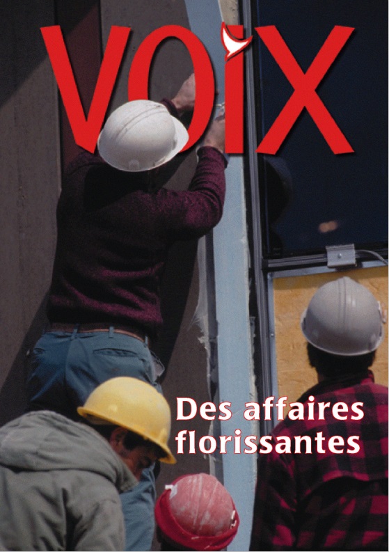 Front Page of French VOICE 976
